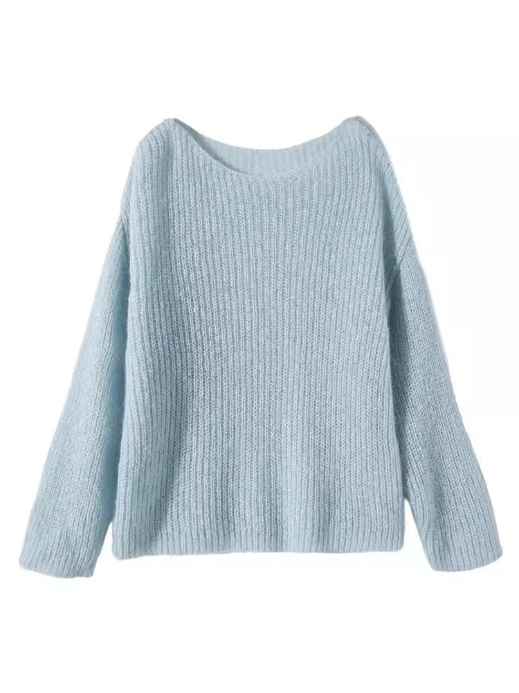 Sheer Knit Sweater - Cashmere Blend