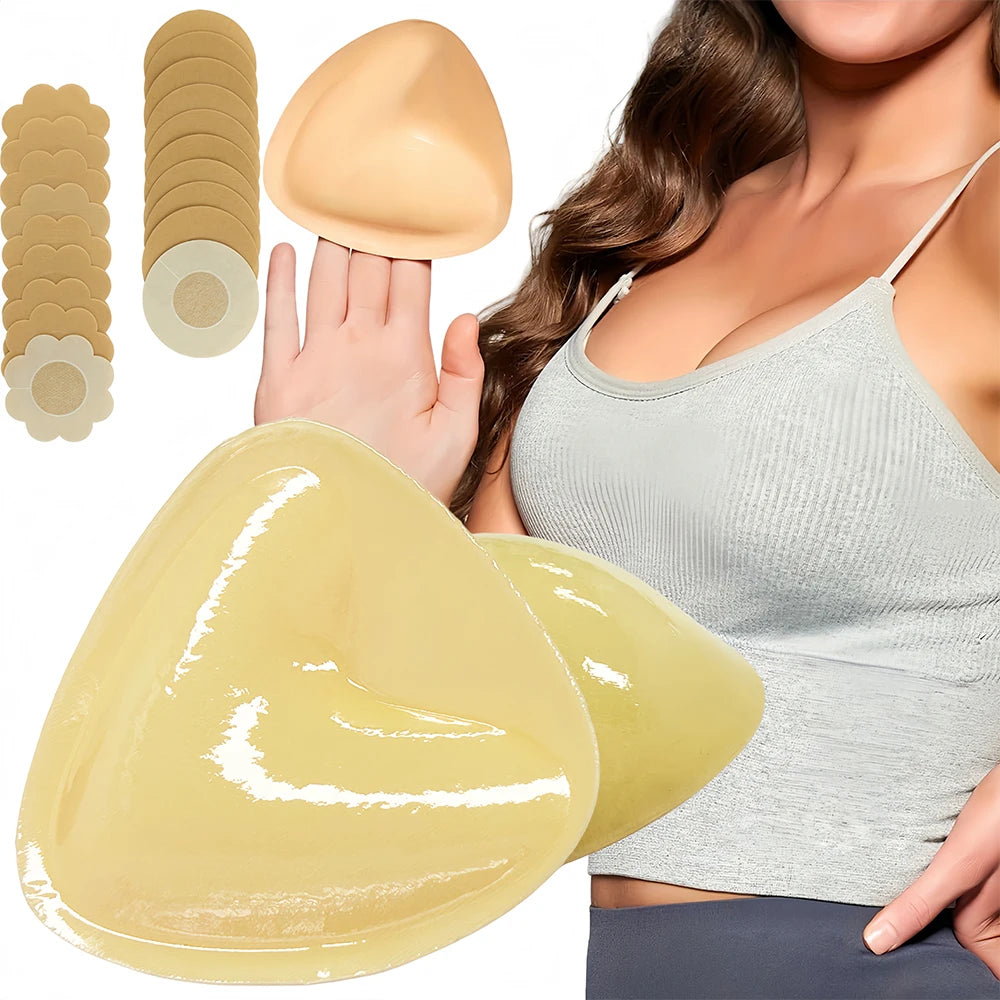 Double-Sided Sticky Bra Inserts - Invisible Push-Up Pads