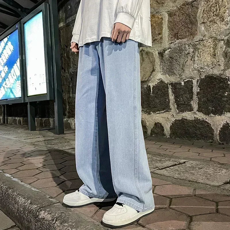 Korean Streetwear Loose Wide Leg Jeans