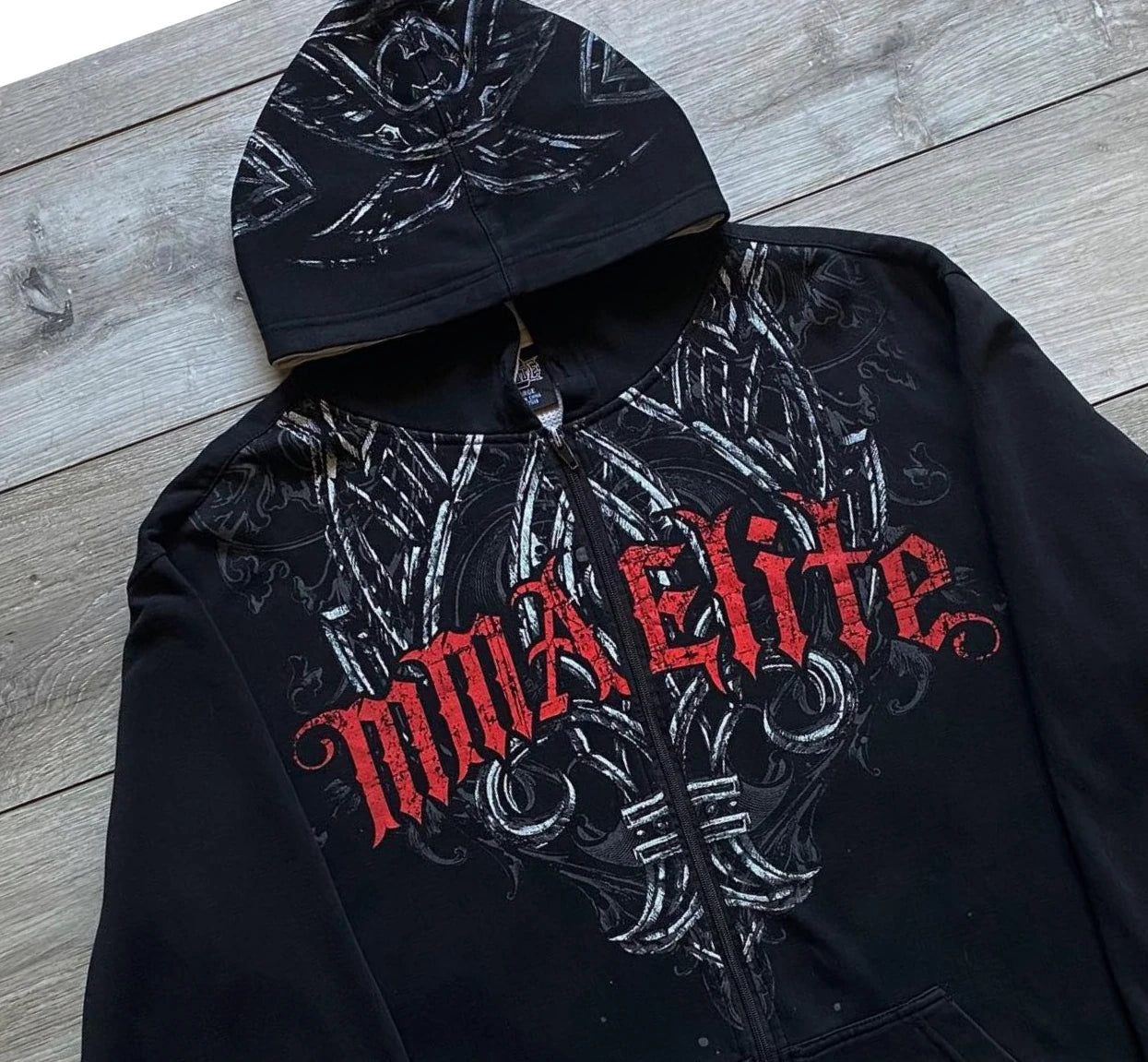 Gothic Skull Hoodie - Oversized Y2K Streetwear Unisex