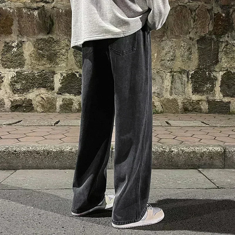 Korean Streetwear Loose Wide Leg Jeans