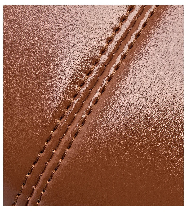 Genuine Leather Crossbody Handbag - Designer Tote