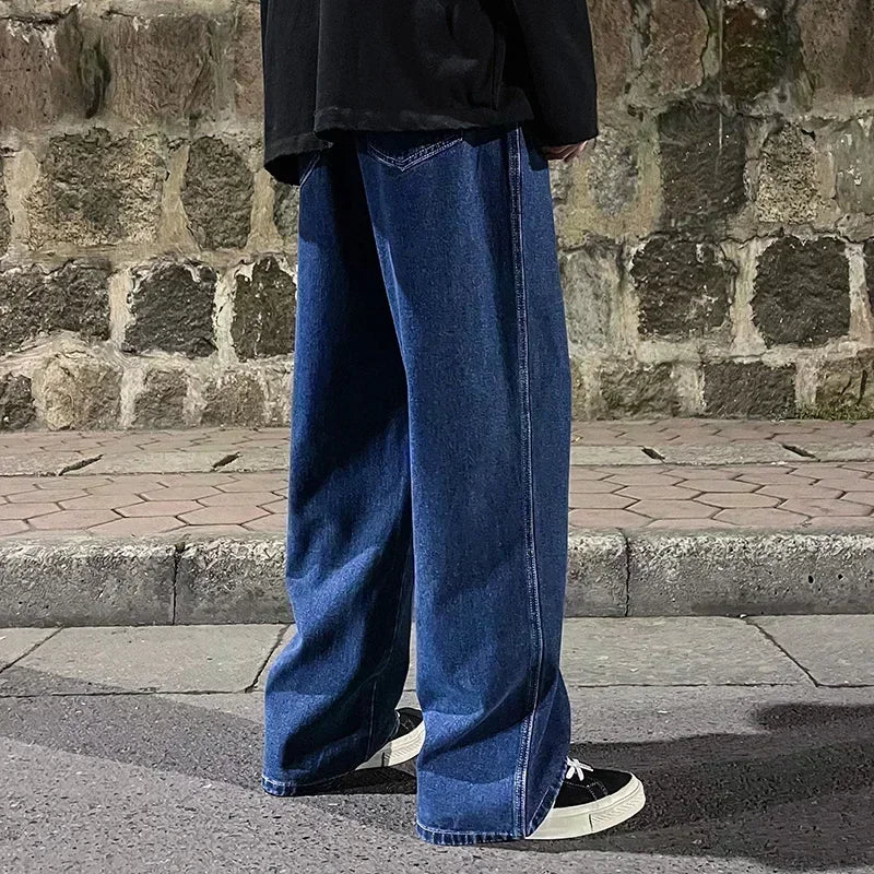Korean Streetwear Loose Wide Leg Jeans