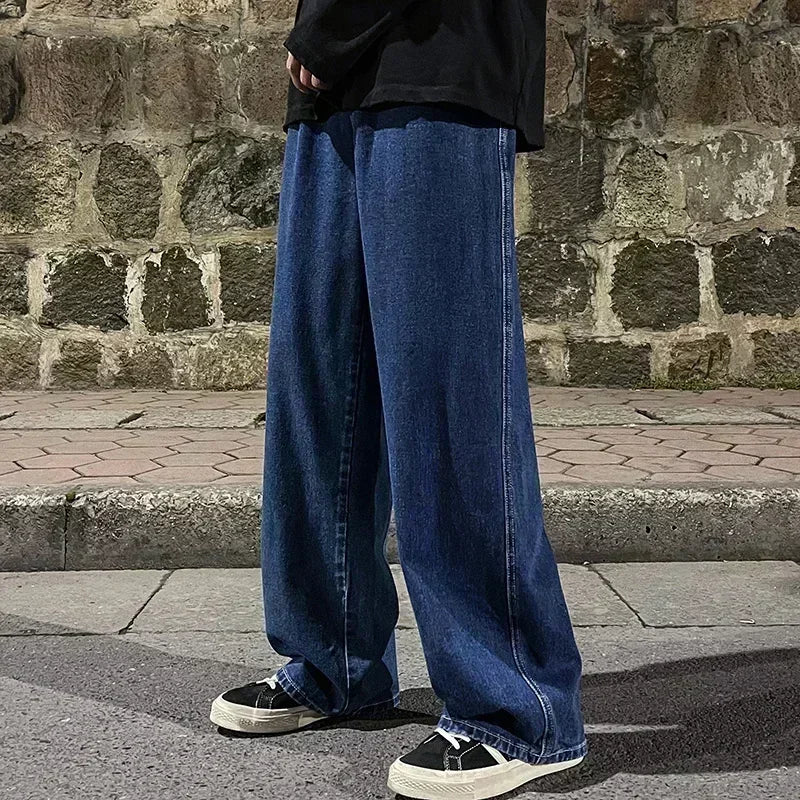 Korean Streetwear Loose Wide Leg Jeans