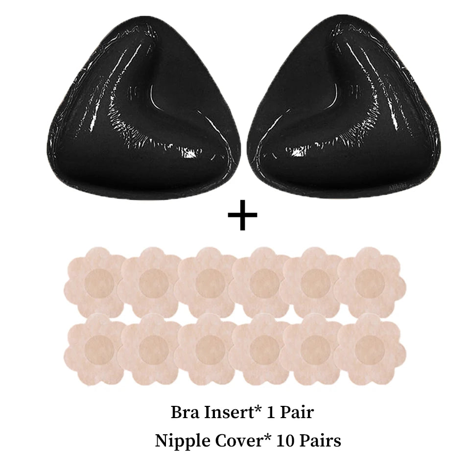 Double-Sided Sticky Bra Inserts - Invisible Push-Up Pads