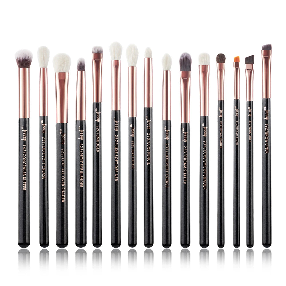 Professional Makeup Brush Set - 15 Pieces