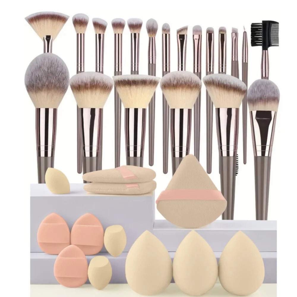 Professional Makeup Brush Set - 3-20 Pieces