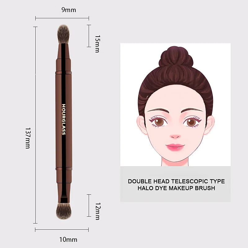 Dual-Ended Retractable Eyeshadow Brush
