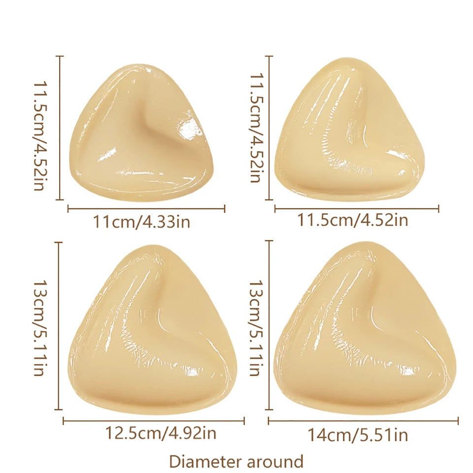 Double-Sided Sticky Bra Inserts - Invisible Push-Up Pads