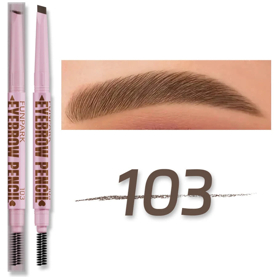 2-in-1 Waterproof Eyebrow Pencil