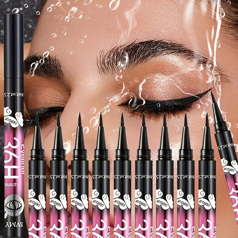 Waterproof Liquid Eyeliner - 12 Pack