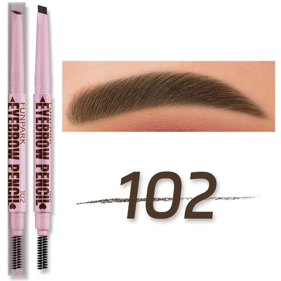 2-in-1 Waterproof Eyebrow Pencil