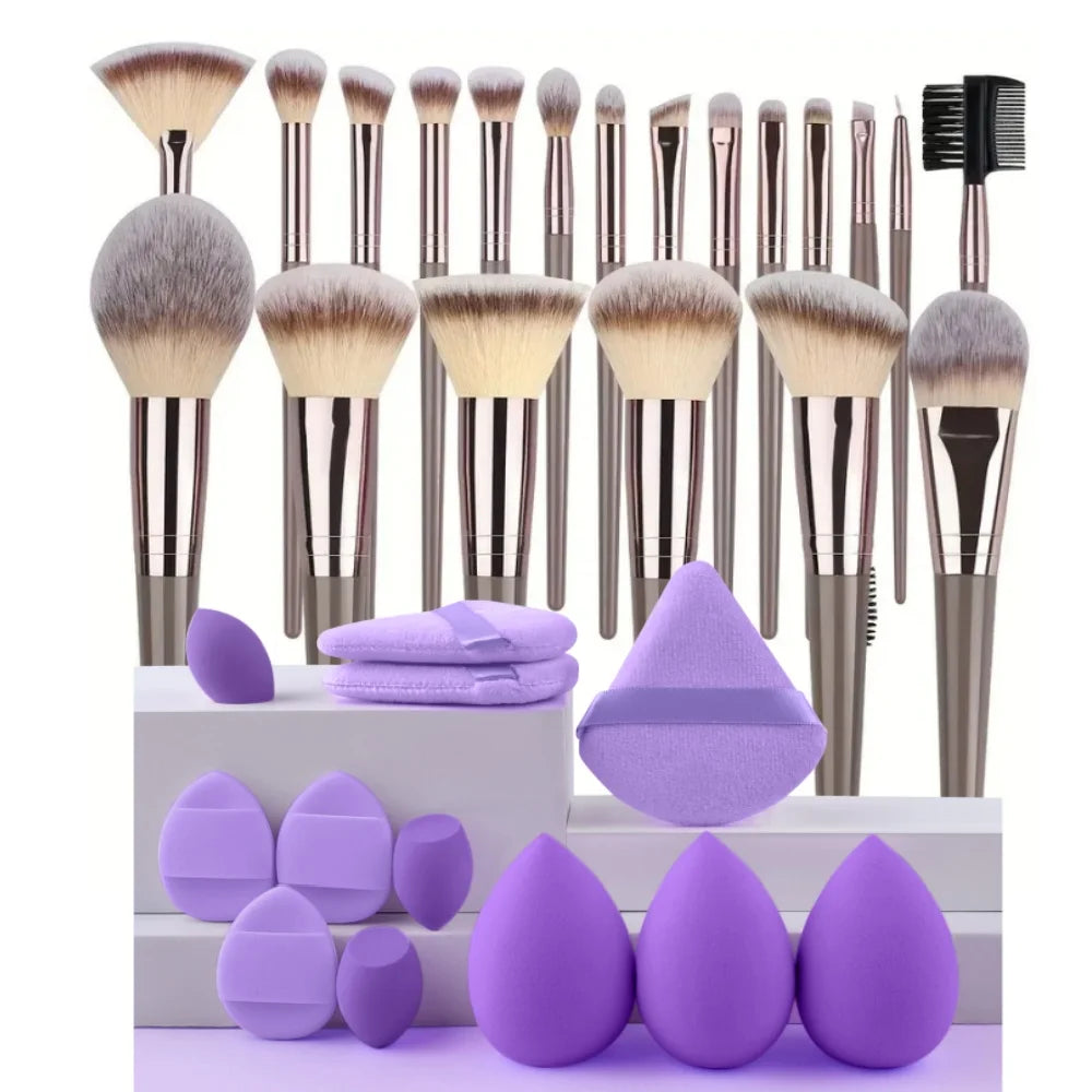 Professional Makeup Brush Set - 3-20 Pieces