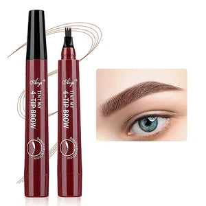 4-Prong Waterproof Eyebrow Pencil