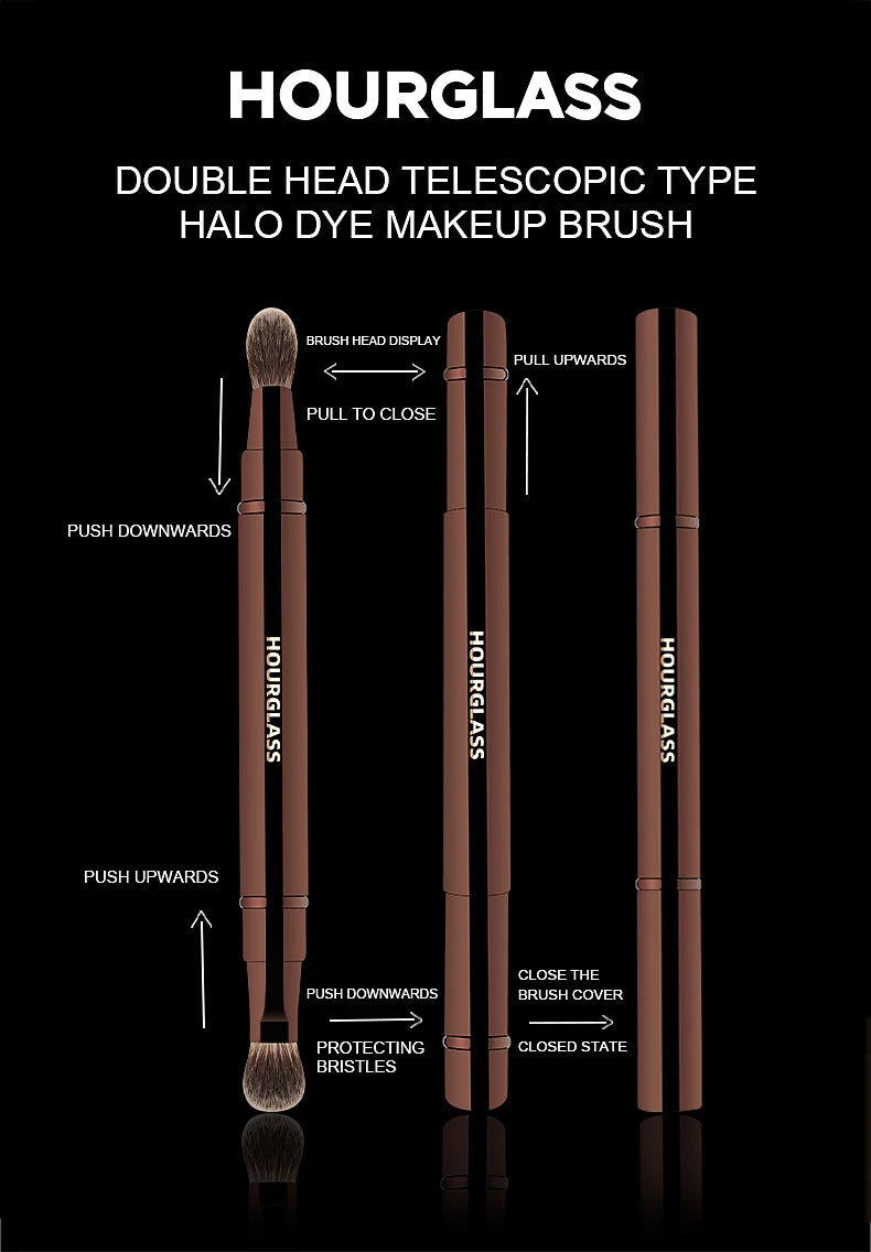 Dual-Ended Retractable Eyeshadow Brush