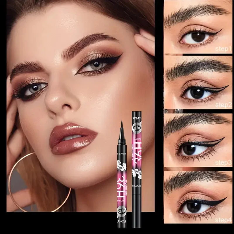 Waterproof Liquid Eyeliner - 12 Pack
